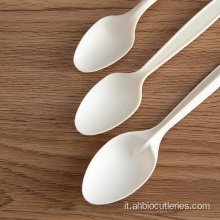 Spoon PLA ricco di mais compostanibile sostenibile ecologico